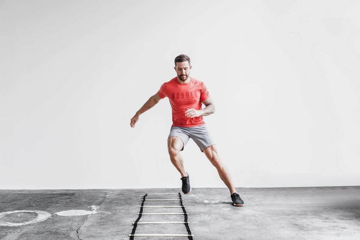Nobull All Love Men's T Shirts Red | Australia (GQ2916)